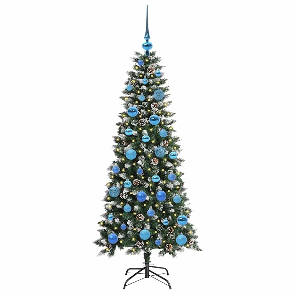 Sztuczna choinka zielony 150 cm PVC, plastik i stal