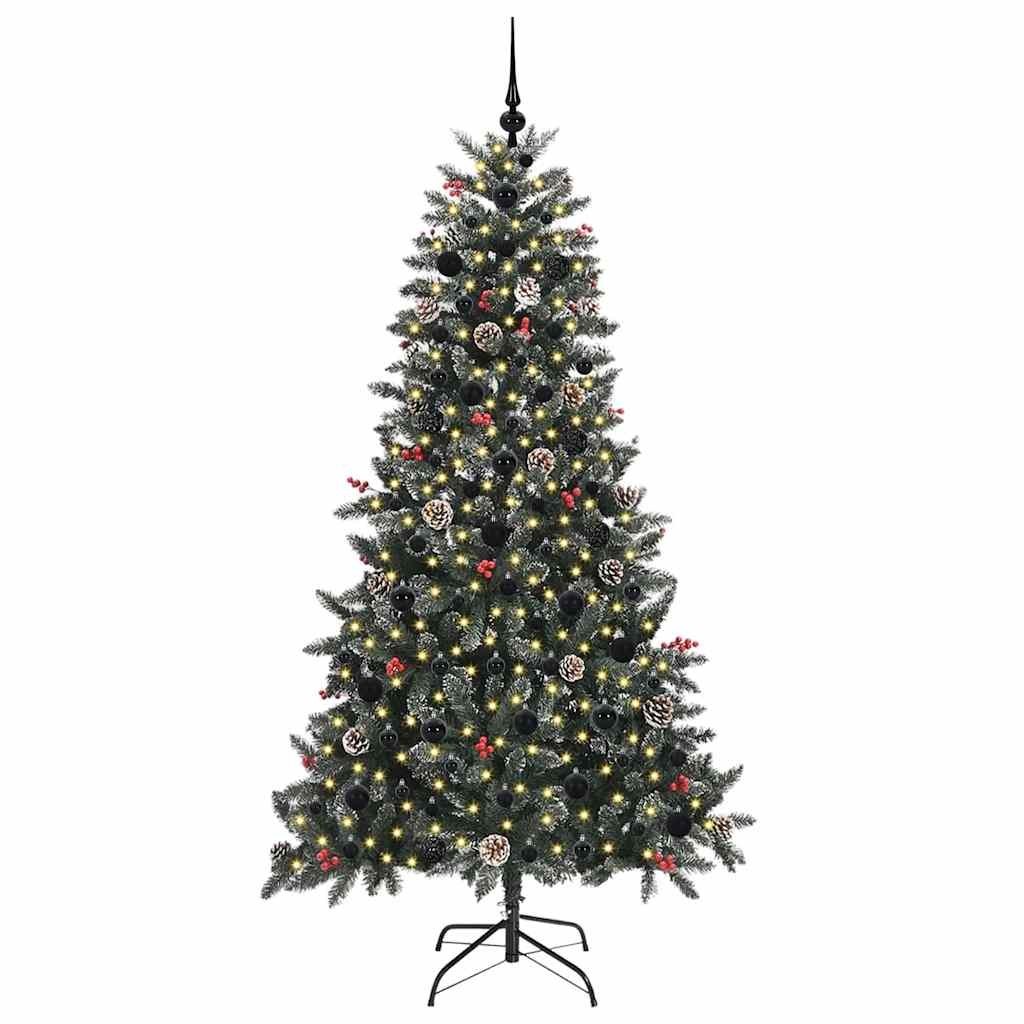 Sztuczna choinka Zielony 180 cm PVC, plastik i stal
