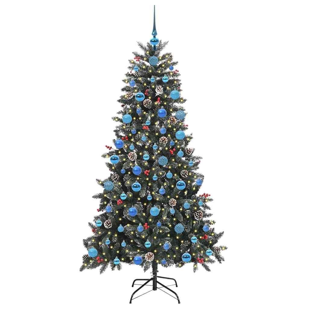 Sztuczna choinka Zielony 180 cm PVC, plastik i stal