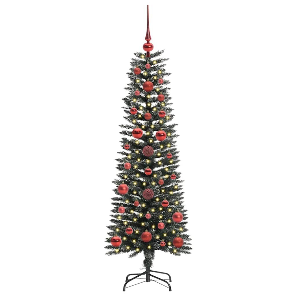 Sztuczna choinka z podstawą Zielony 120 cm PVC, plastik i stal