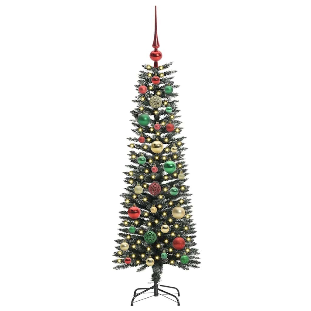 Sztuczna choinka Zielony 120 cm PVC, plastik i stal