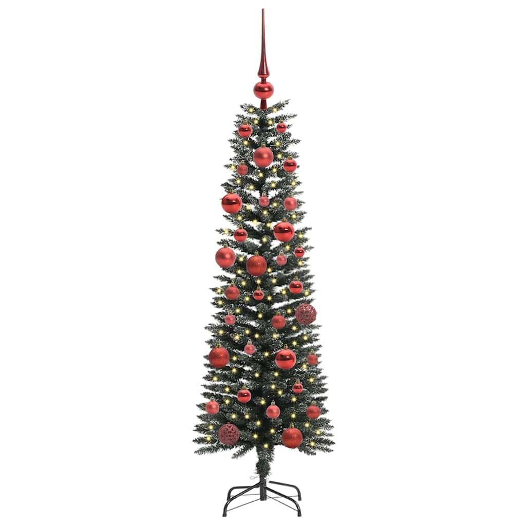 Sztuczna choinka z podstawą Zielony 150 cm PVC, plastik i stal