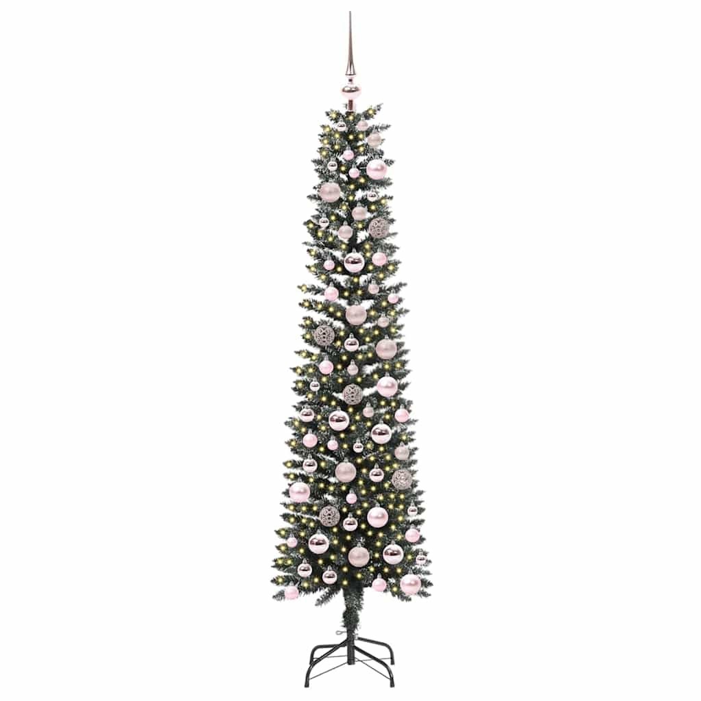 Sztuczna choinka z podstawą Zielony 180 cm PVC, plastik i stal