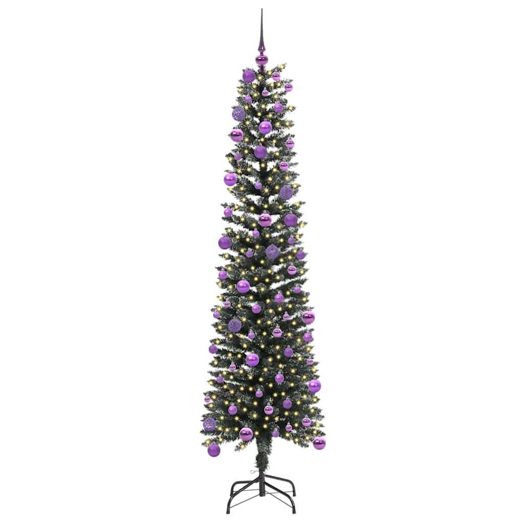 Sztuczna choinka z podstawą Zielony 180 cm PVC, plastik i stal