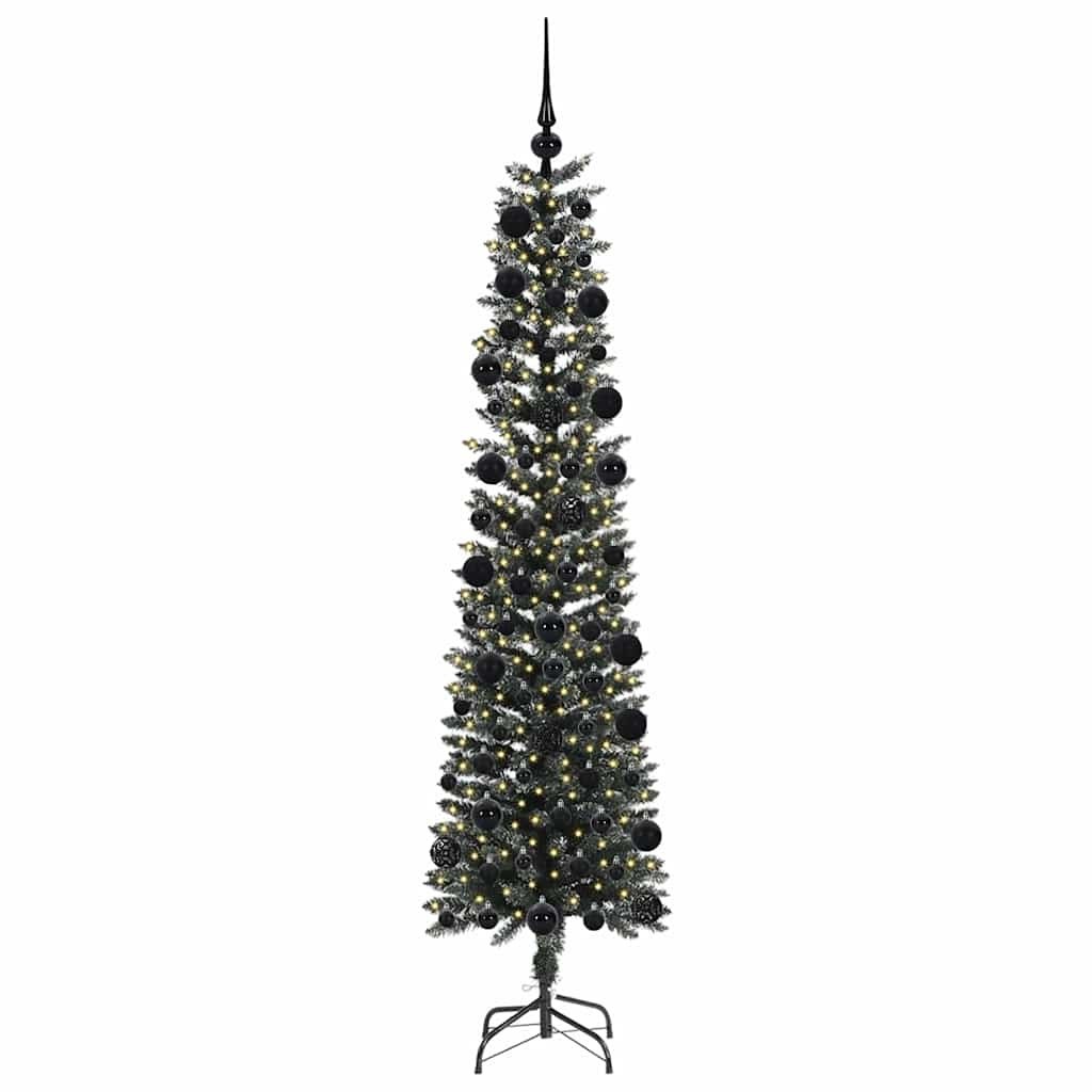 Sztuczna choinka z podstawą Zielony 210 cm PVC, plastik i stal