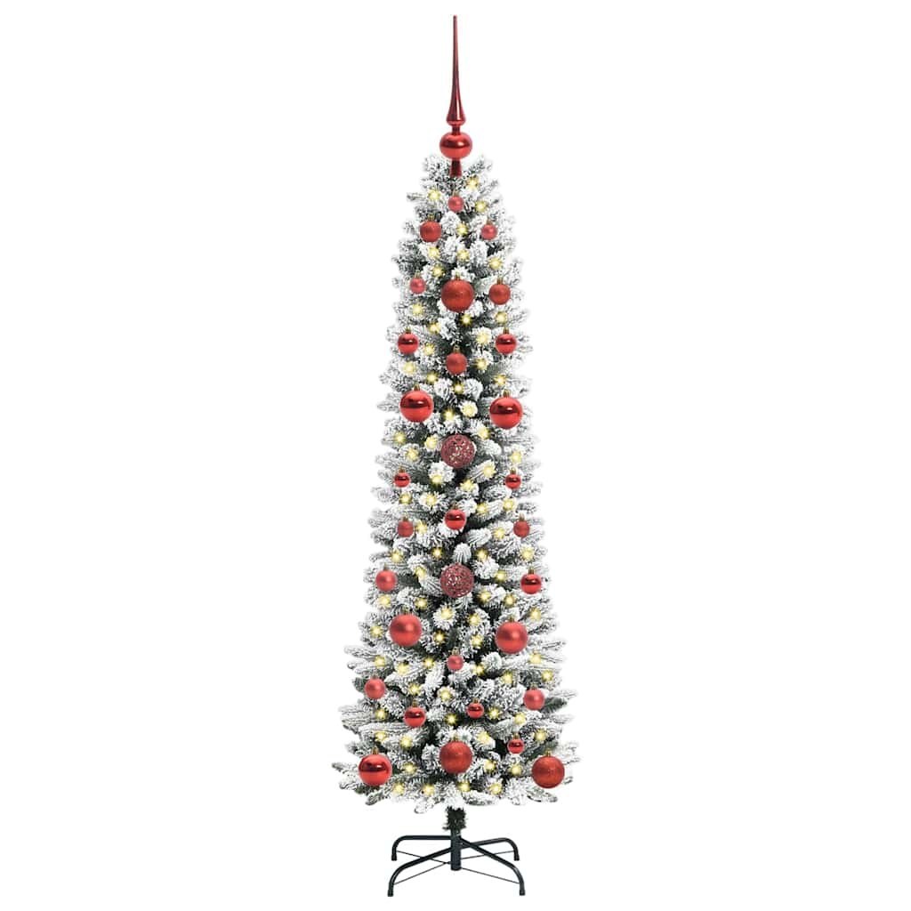 Sztuczna choinka Biały 120 cm PVC, Metal i Plastik