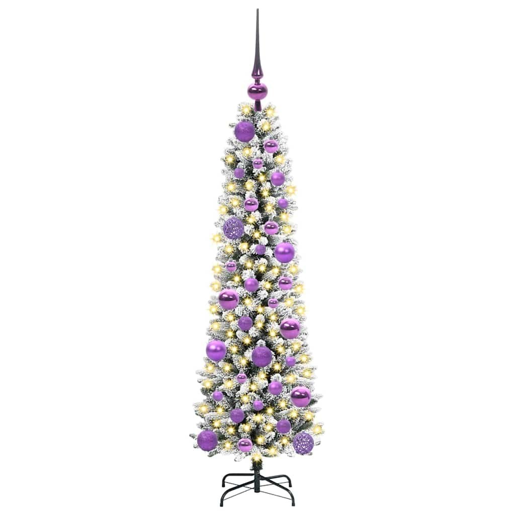 Sztuczna choinka Biały 120 cm PVC, Metal i Plastik