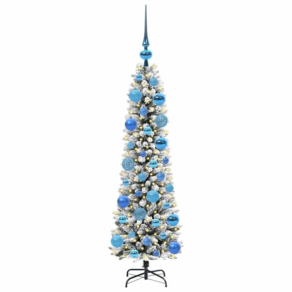 Sztuczna choinka Biały 120 cm PVC, Metal i Plastik
