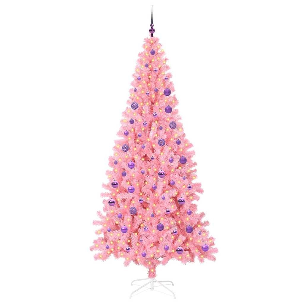 Choinka Różowy 180 cm PVC