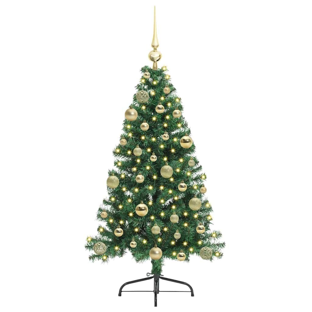 Sztuczna choinka z oświetleniem na Boże Narodzenie 120 cm PVC
