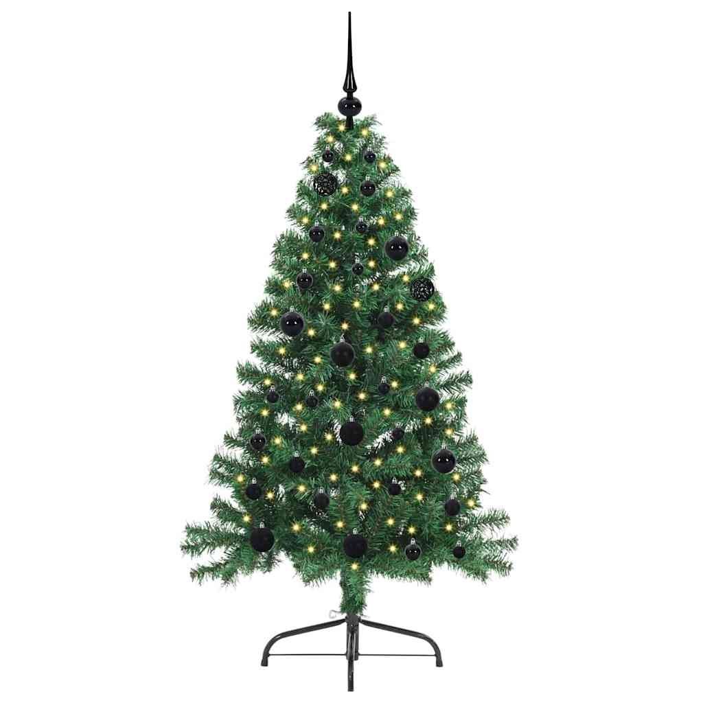 Sztuczna choinka z oświetleniem na Boże Narodzenie 150 cm PVC