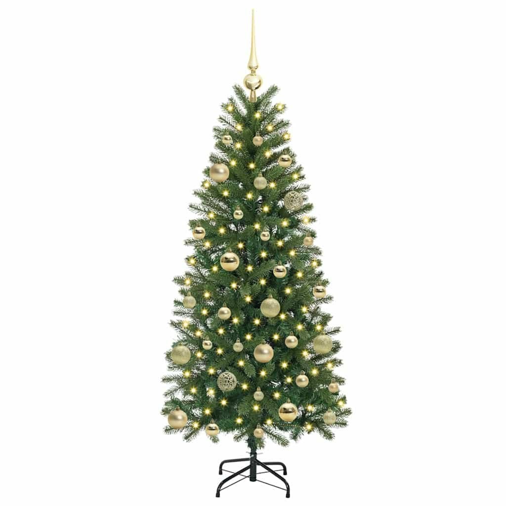 Sztuczna choinka Zielony 150 cm PE i PVC