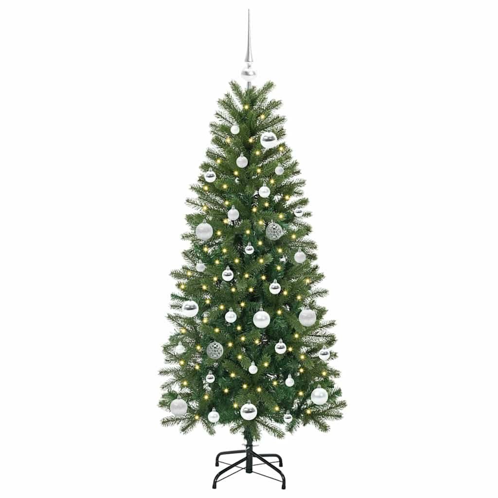 Sztuczna choinka Zielony 150 cm PE i PVC