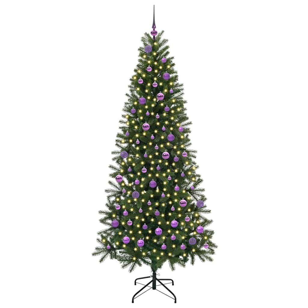 Sztuczna choinka Zielony 210 cm PE i PVC