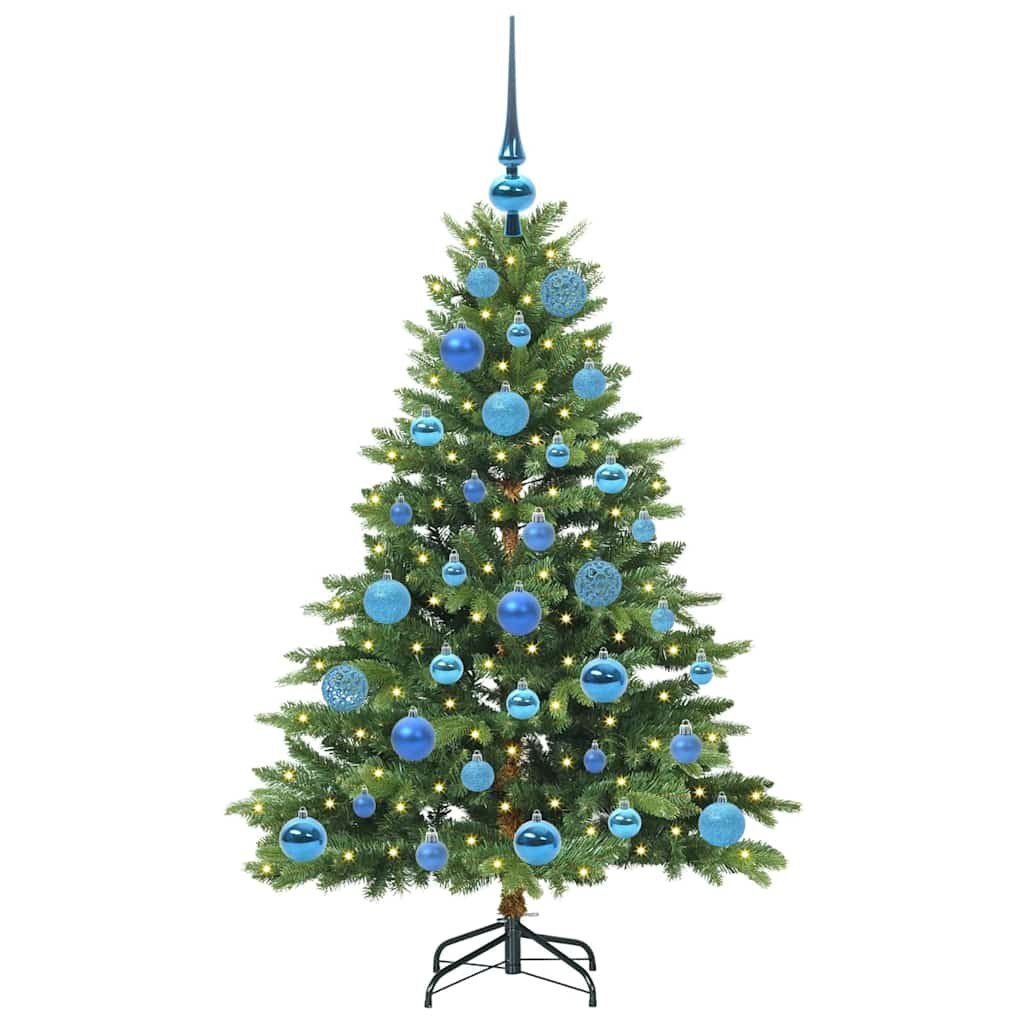 Sztuczna choinka z 150 diodami LED Zielony 120 cm PE i PVC