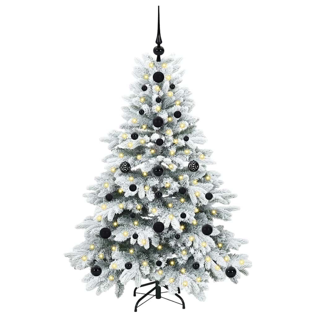Sztuczna choinka z 150 diodami LED Biały 120 cm PE i PVC