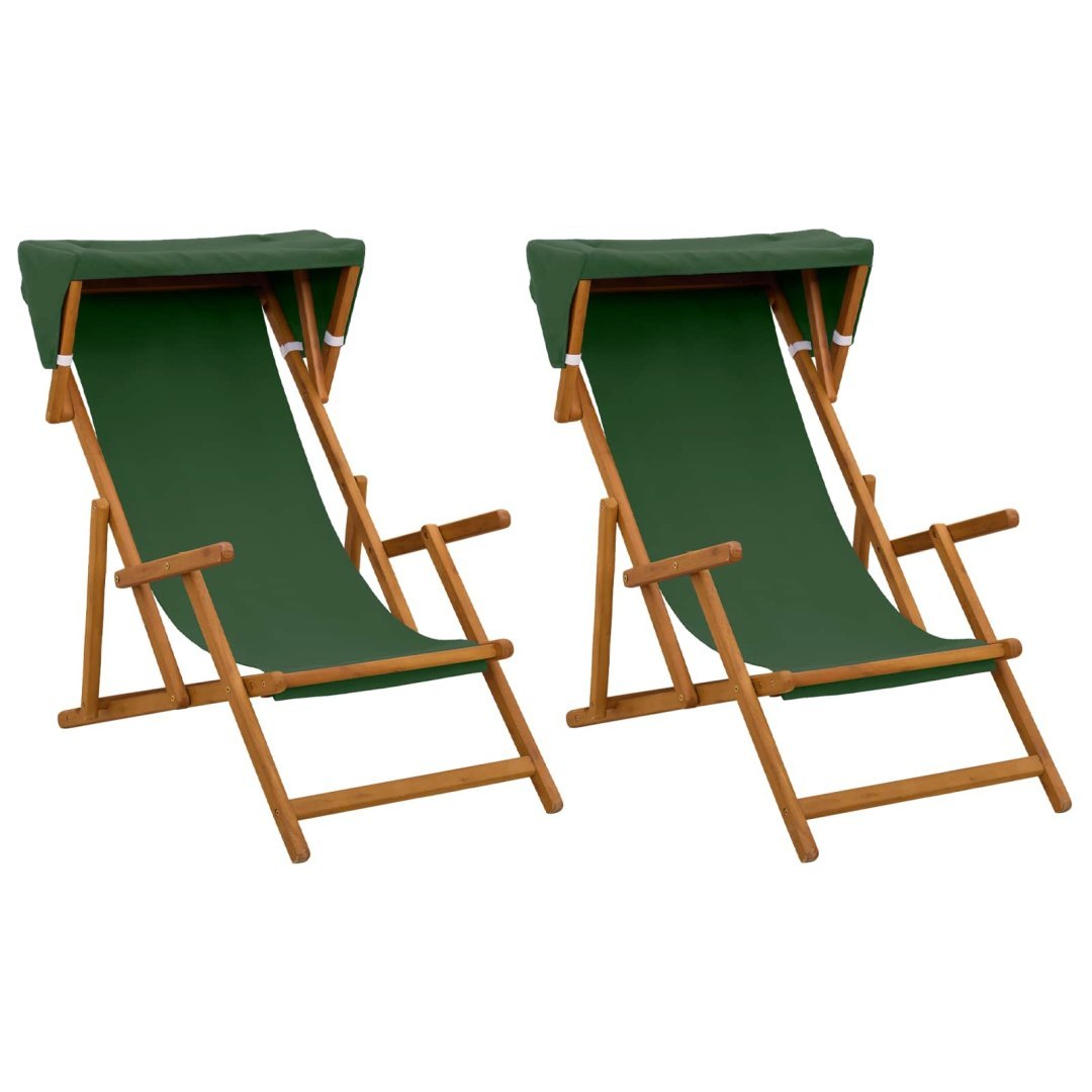 Fotel ogrodowy 2 pcs 3 Pozycja Lite Drewno Eukaliptusowe