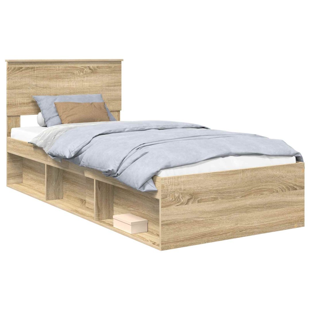 Ramka łóżka Sonoma 90 x 190 cm Lite drewno sosnowe