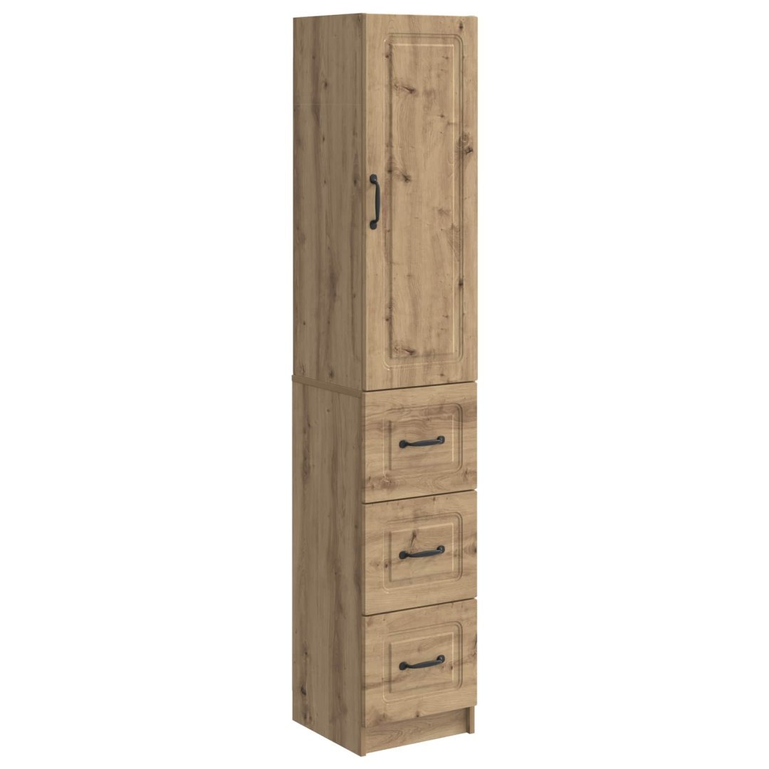 Zestaw szafek 2 szt. 33 x 34,5 x 87 cm Drewno inżynieryjne