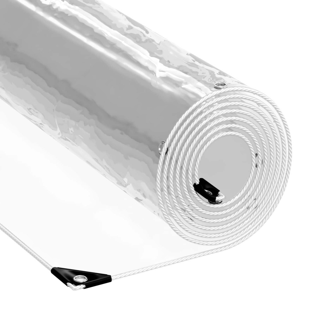 Osłona na rośliny 5 x 6 m PVC przezroczysty