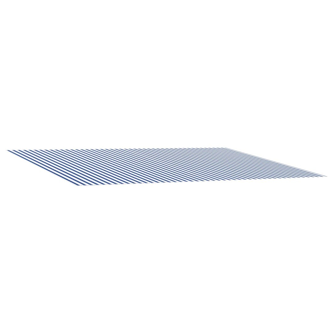 Materiał zapasowy do markizy Niebieski i biały 350 x 250 cm