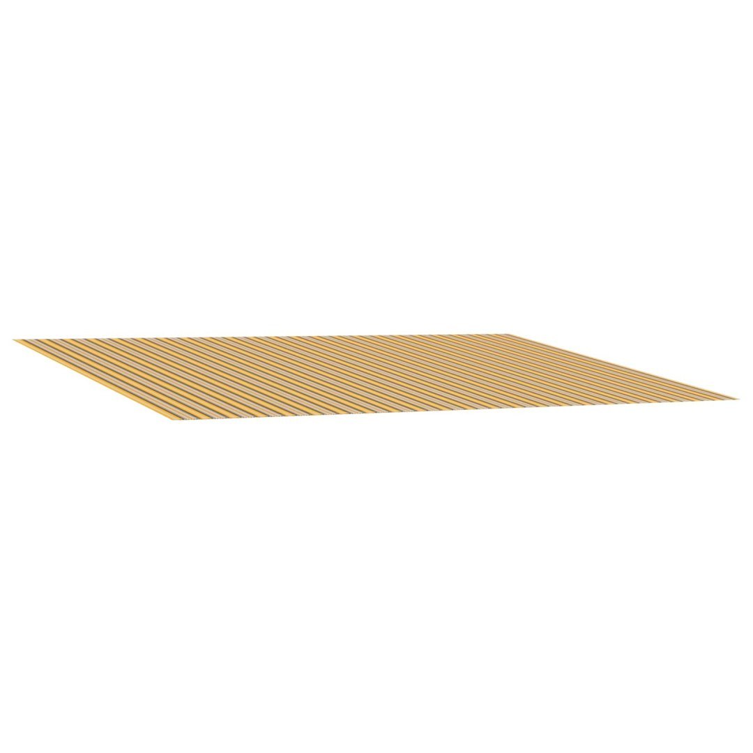 Materiał zapasowy do markizy Pomarańczowy i Czarny 450 × 300 cm