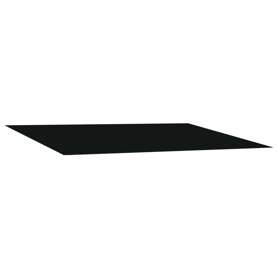 Materiał zapasowy do markizy Czarny 350 x 250 cm Poliester
