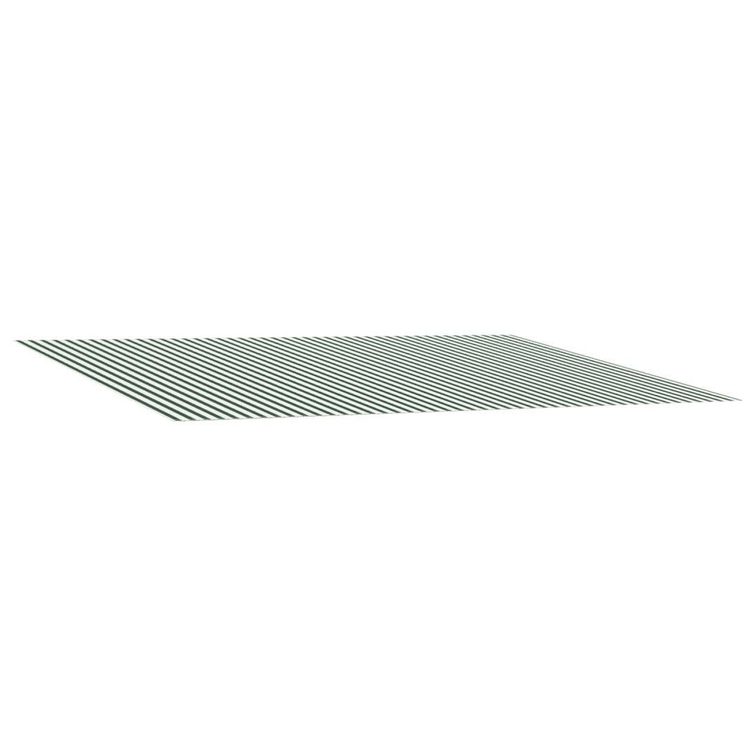 Materiał zapasowy do markizy Zielony i Biały 500 × 300 cm
