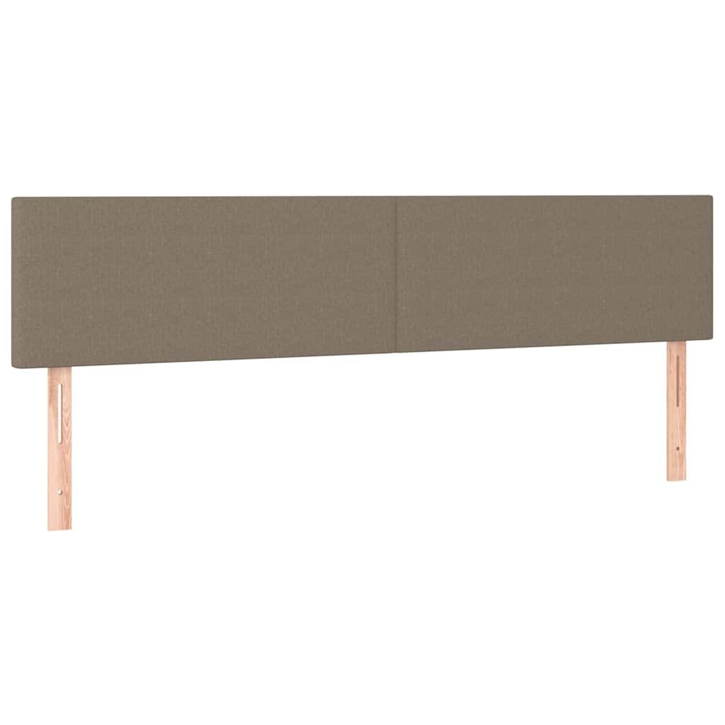 Zagłówki, taupe, 180x5x78/88 cm, tkanina