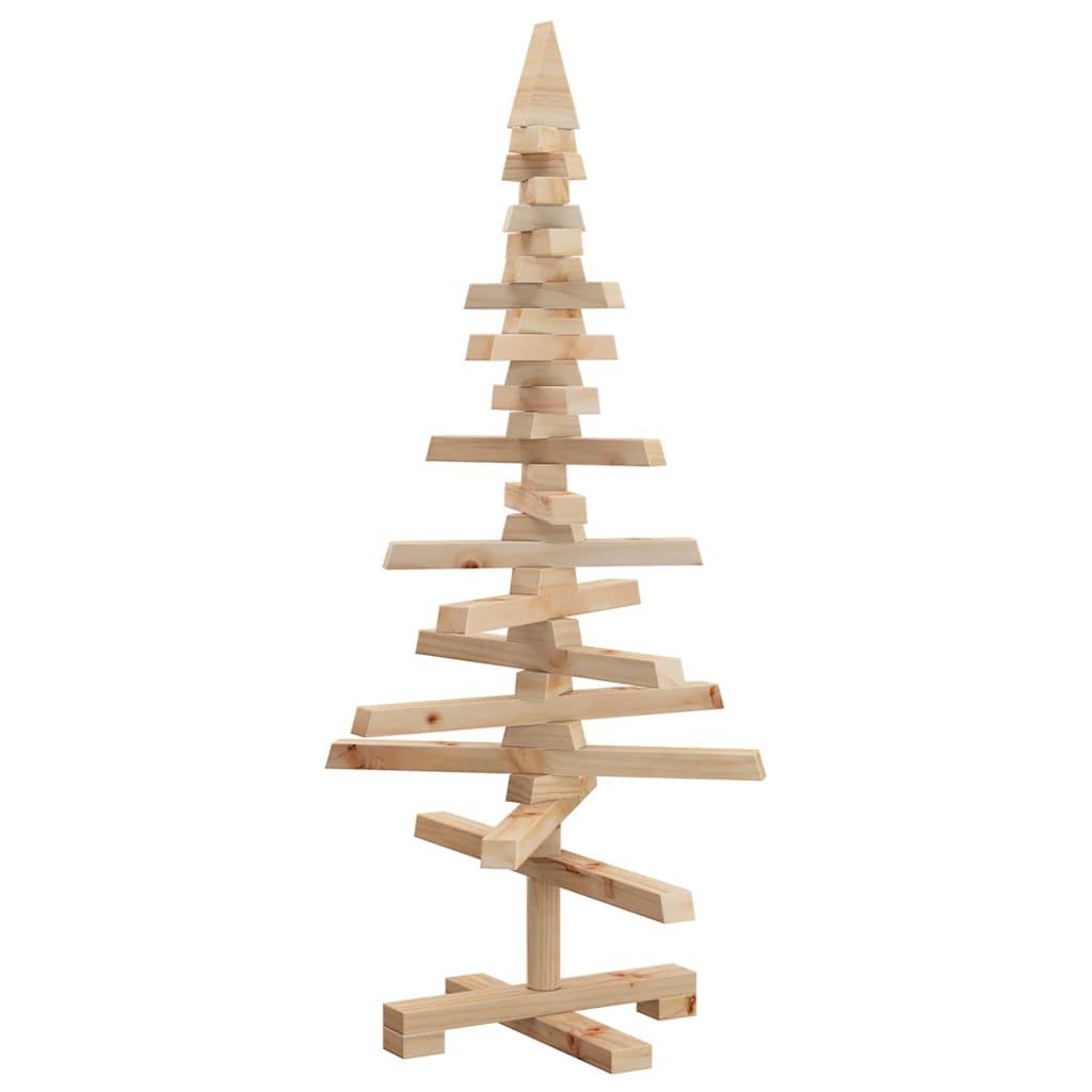 Drewniana choinka do udekorowania, 90 cm, lite drewno sosnowe