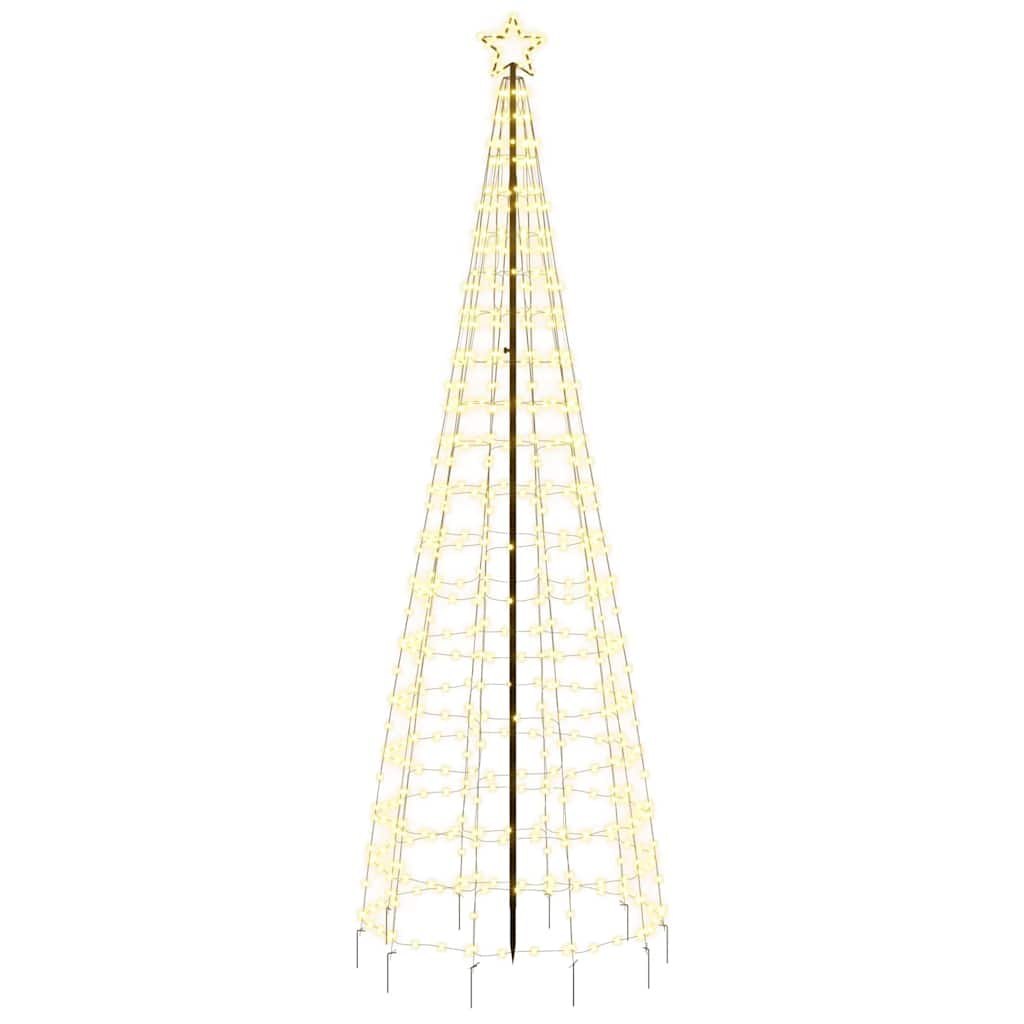 Choinka świąteczna LED z kolcami 570 diod LED Ciepła biel 300cm
