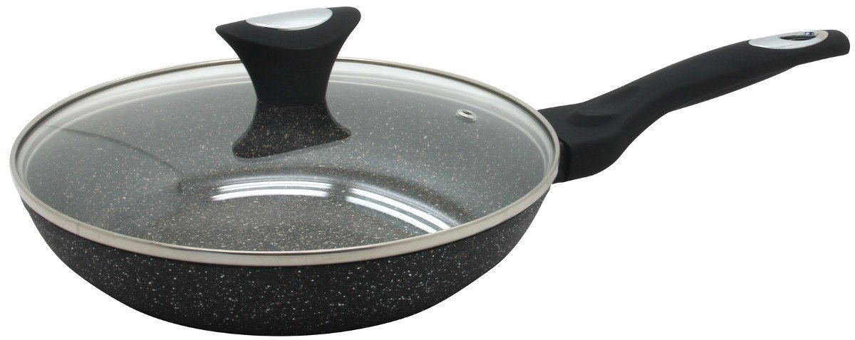 Patelnia Granitowa 26cm Z Pokrywą Klausberg Kb-7040 Lumarko!