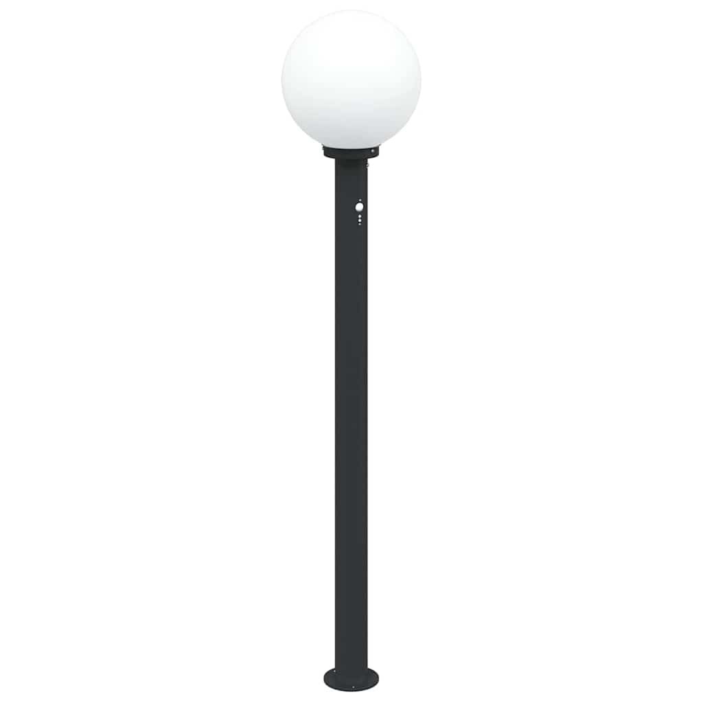 Słupek oświetleniowy z czujnikiem 120 cm Czarny IP44