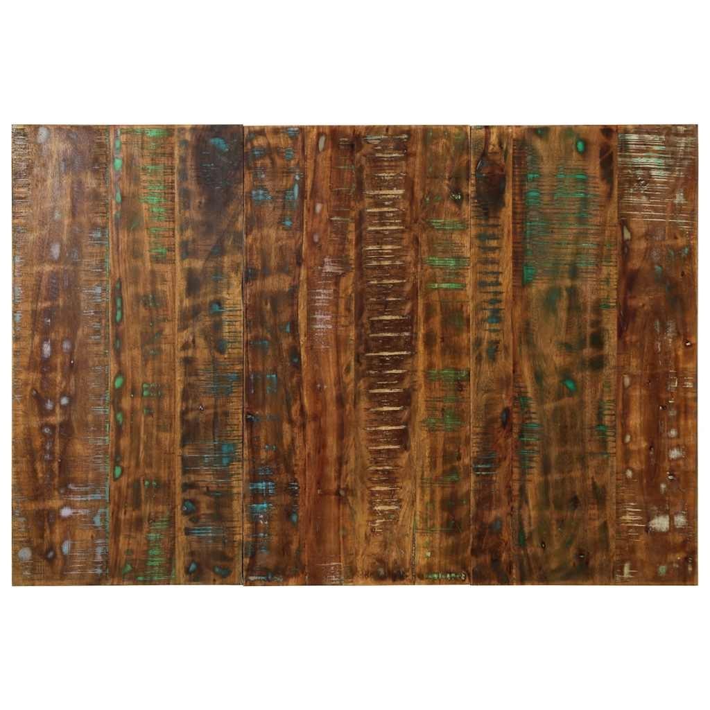 Zagłówek wielokolorowy 120 cm lite drewno odzyskane
