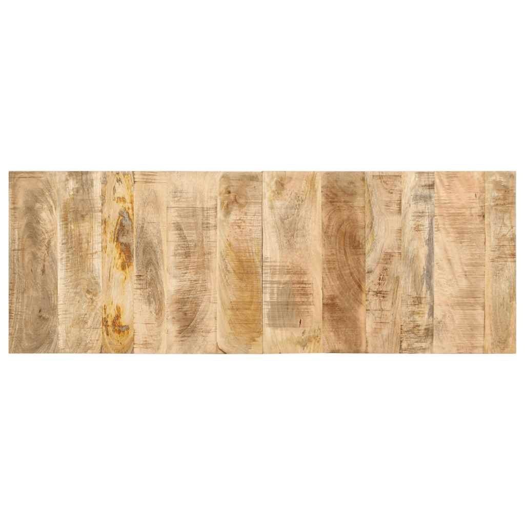 Zagłówek 140 cm lite drewno surowe mango