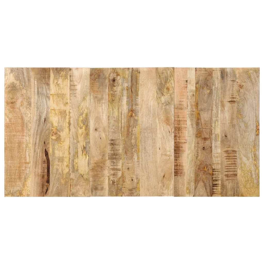 Zagłówek 160 cm lite drewno surowe mango