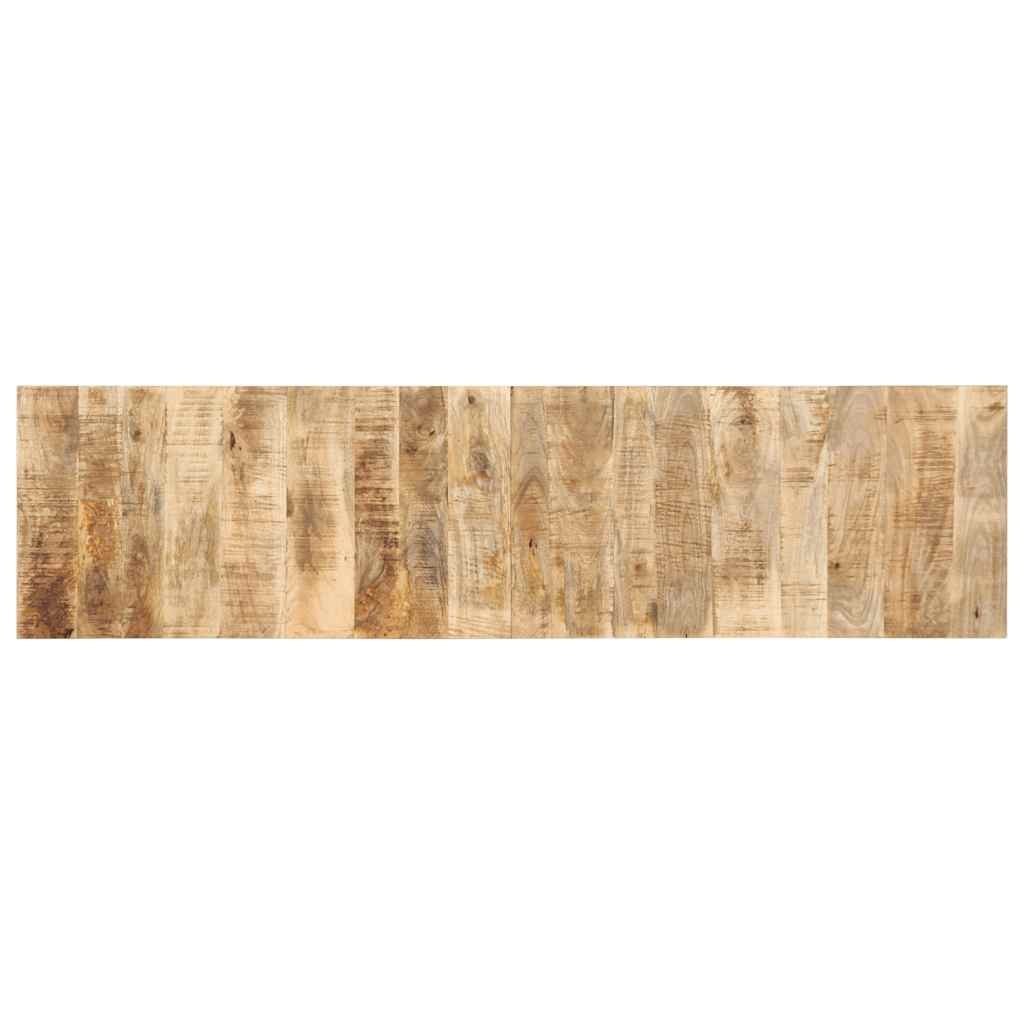 Zagłówek 200 cm lite drewno surowe mango