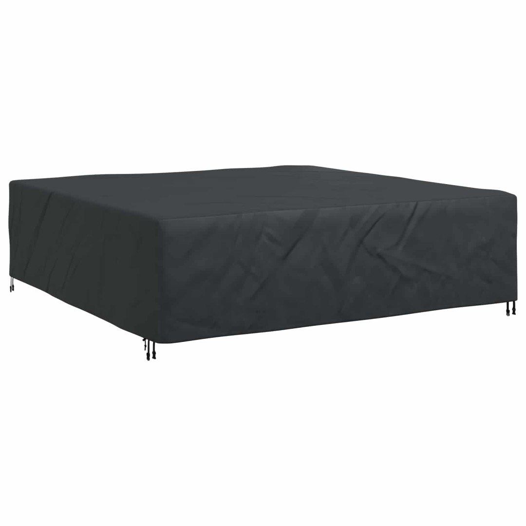Pokrowiec na meble Gładki Czarny 260 x 260 x 90 cm 210D