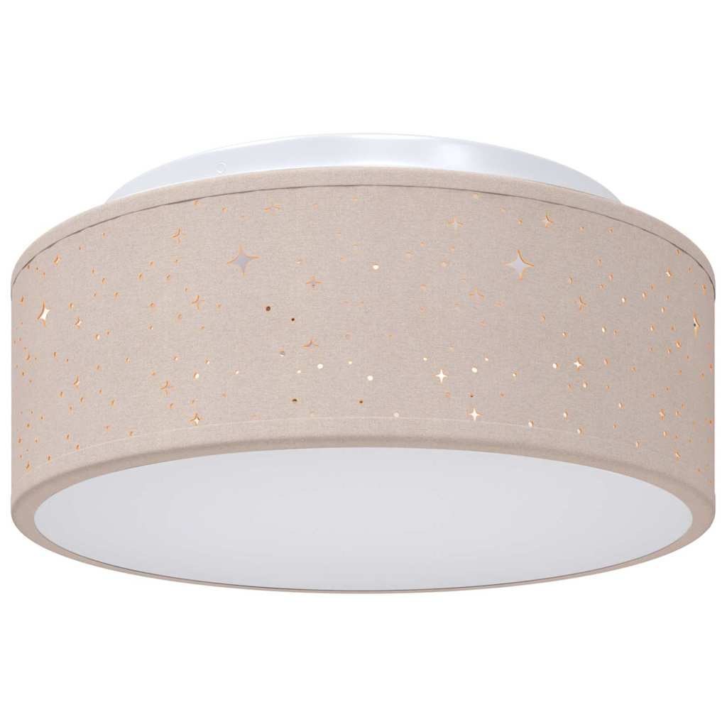 Lampa Sufitowa Ciemnoszary 30 x 30 x 13,5 cm tkanina