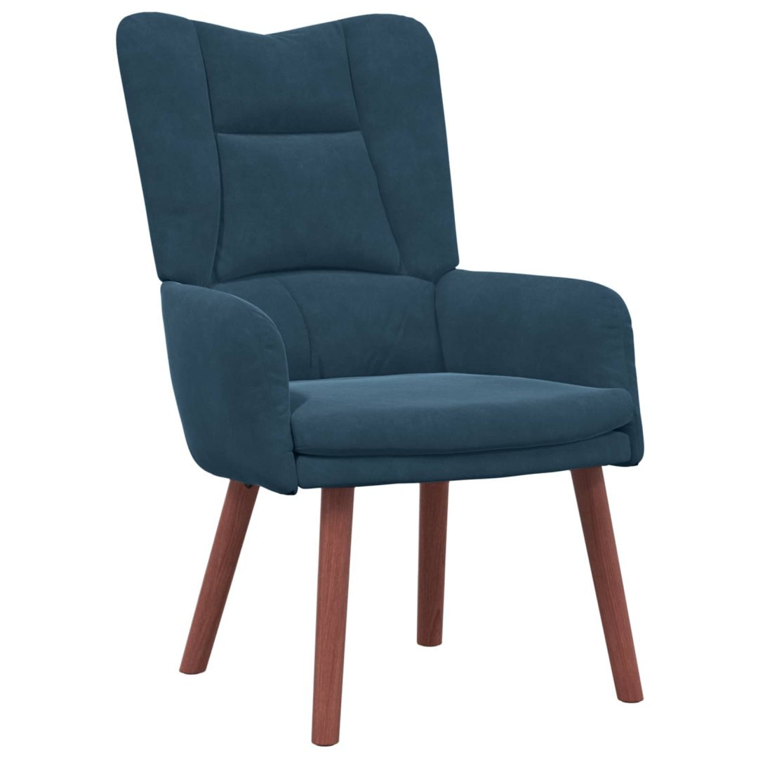 Fotel Niebieski 63 x 67 x 94 cm Aksamit