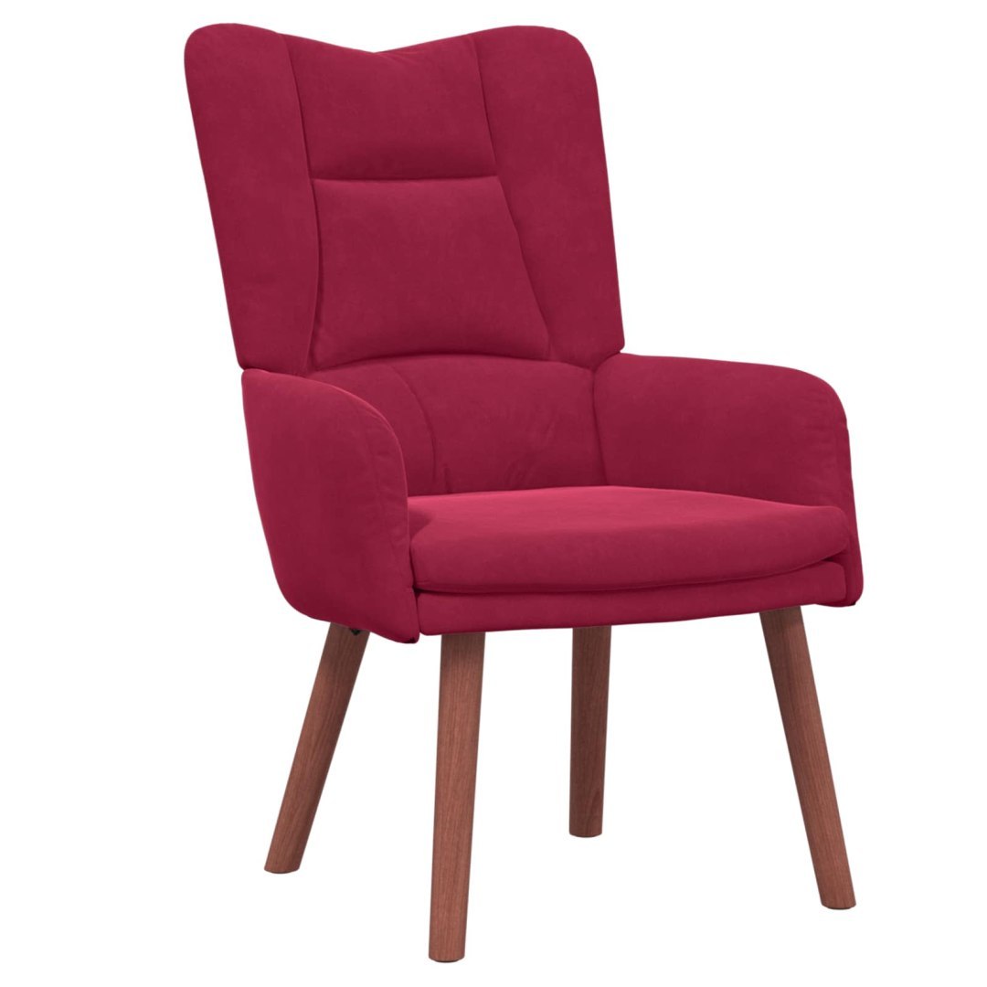 Fotel Czerwone wino 63 x 67 x 94 cm Aksamit