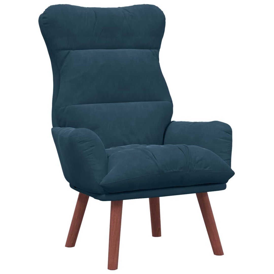 Fotel Niebieski 69 x 74 x 93 cm Aksamit