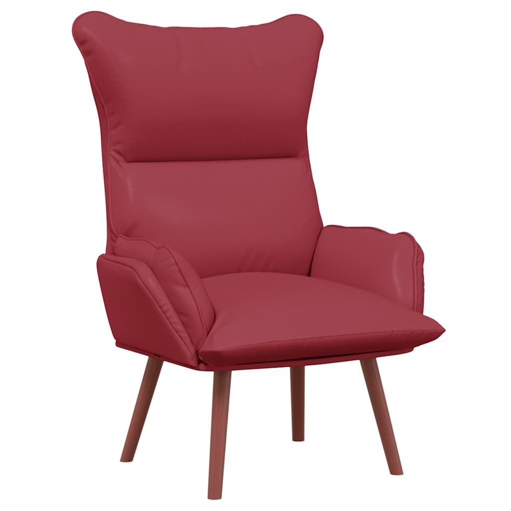 Fotel Czerwone wino 69 x 74 x 93 cm Sztuczna skóra