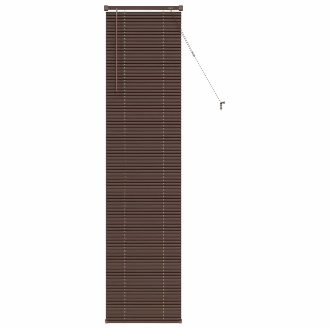 Żaluzja wenecka Ciemnobrązowy ze wzorem 213 x 60 cm 25 mm PVC