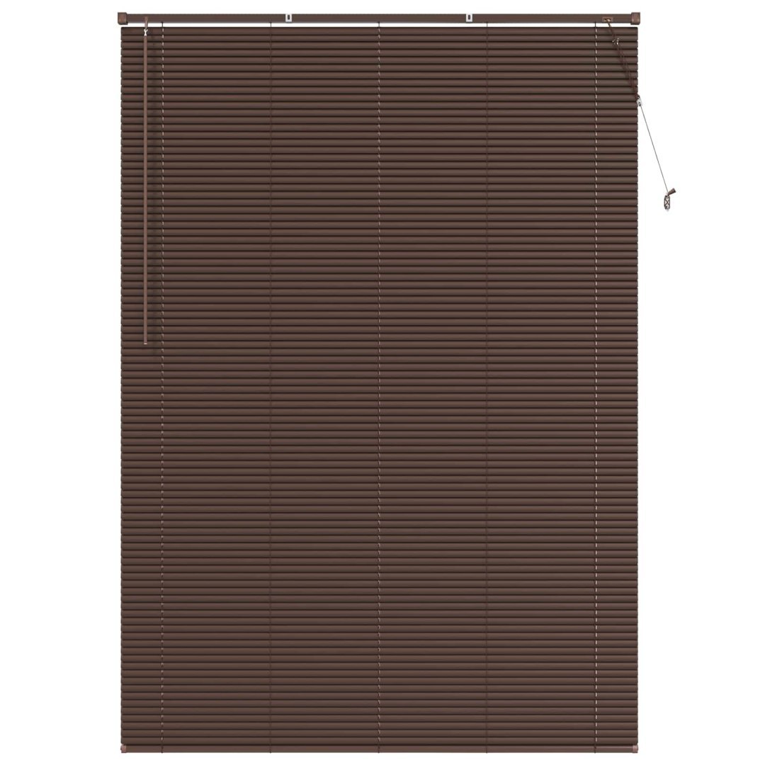 Żaluzja wenecka Ciemnobrązowy ze wzorem 213 x 140 cm 25 mm PVC