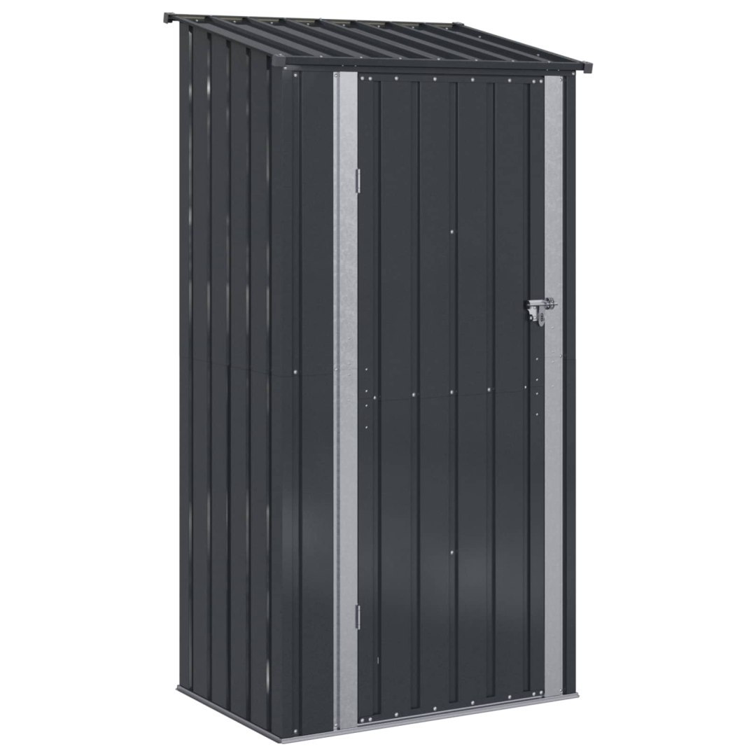 Schowki ogrodowe Antracyt 103 x 74 x 200 cm Metal