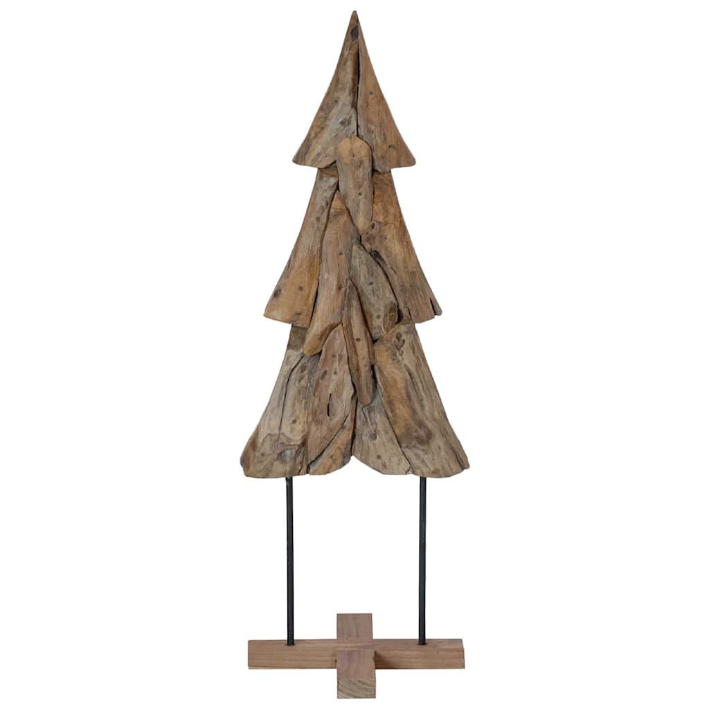 Choinka z podstawą Brązowy 121 cm Lite drewno tekowe