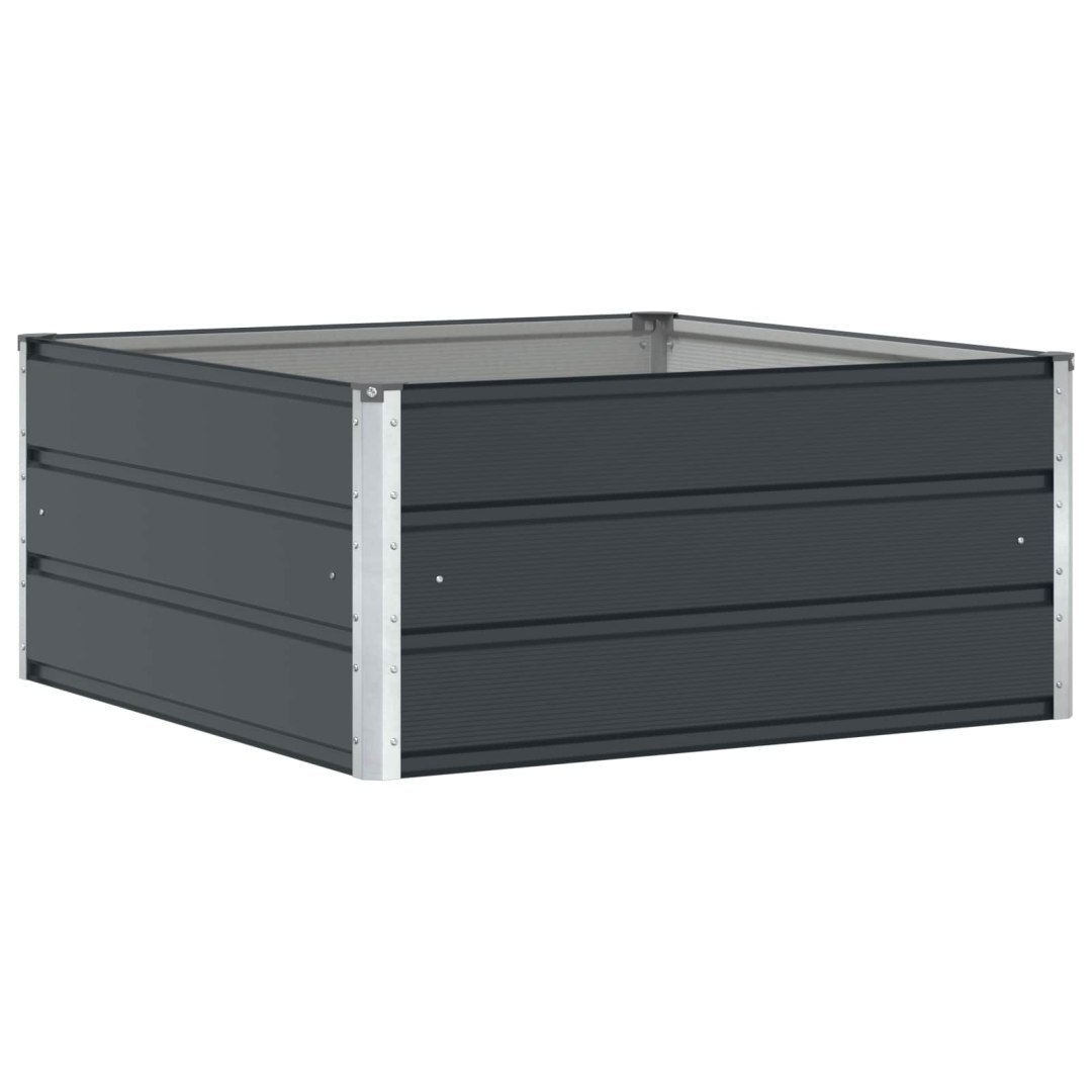 Donica Antracyt 100 x 100 x 45 cm Stal