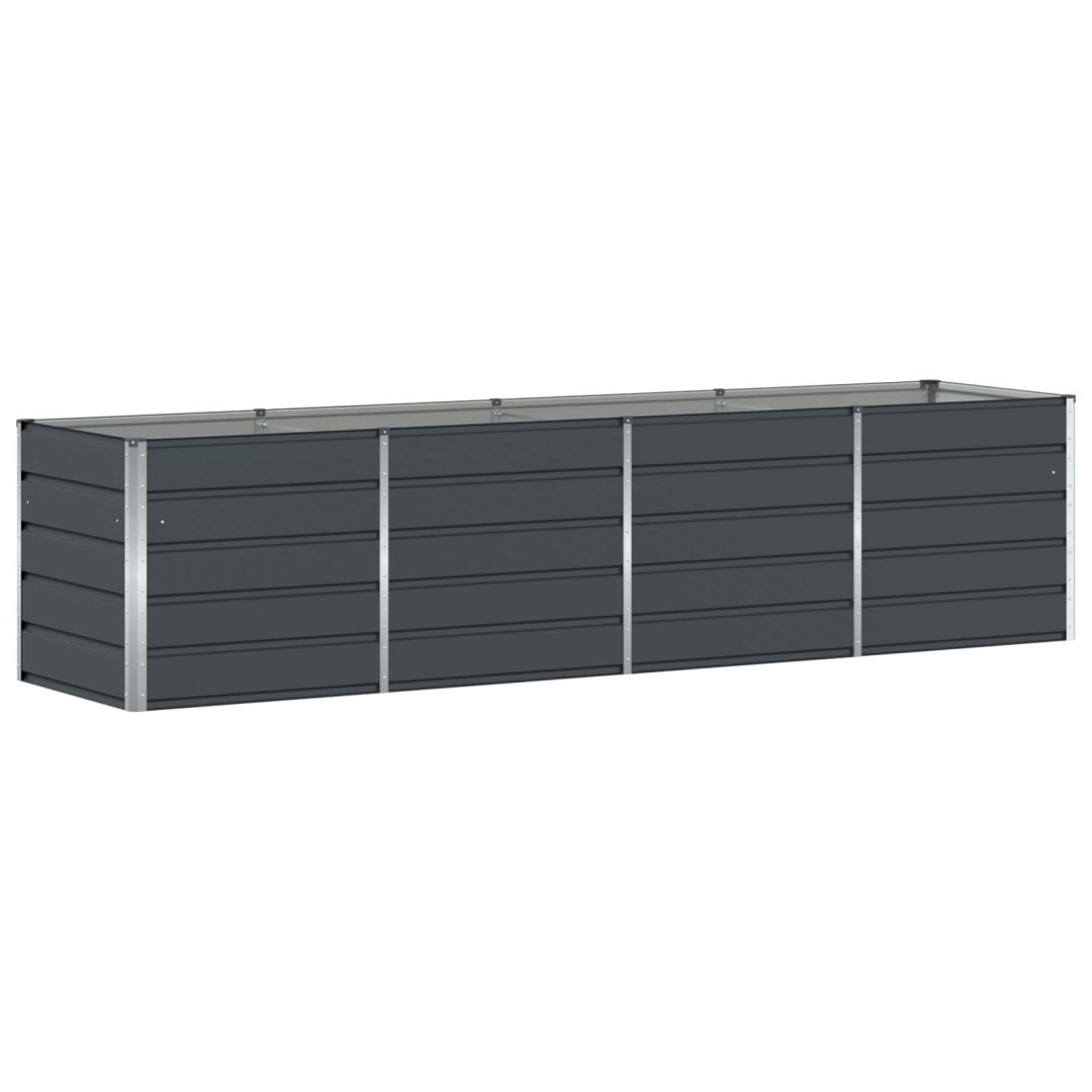 Donica Antracyt 320 x 80 x 75 cm Stal