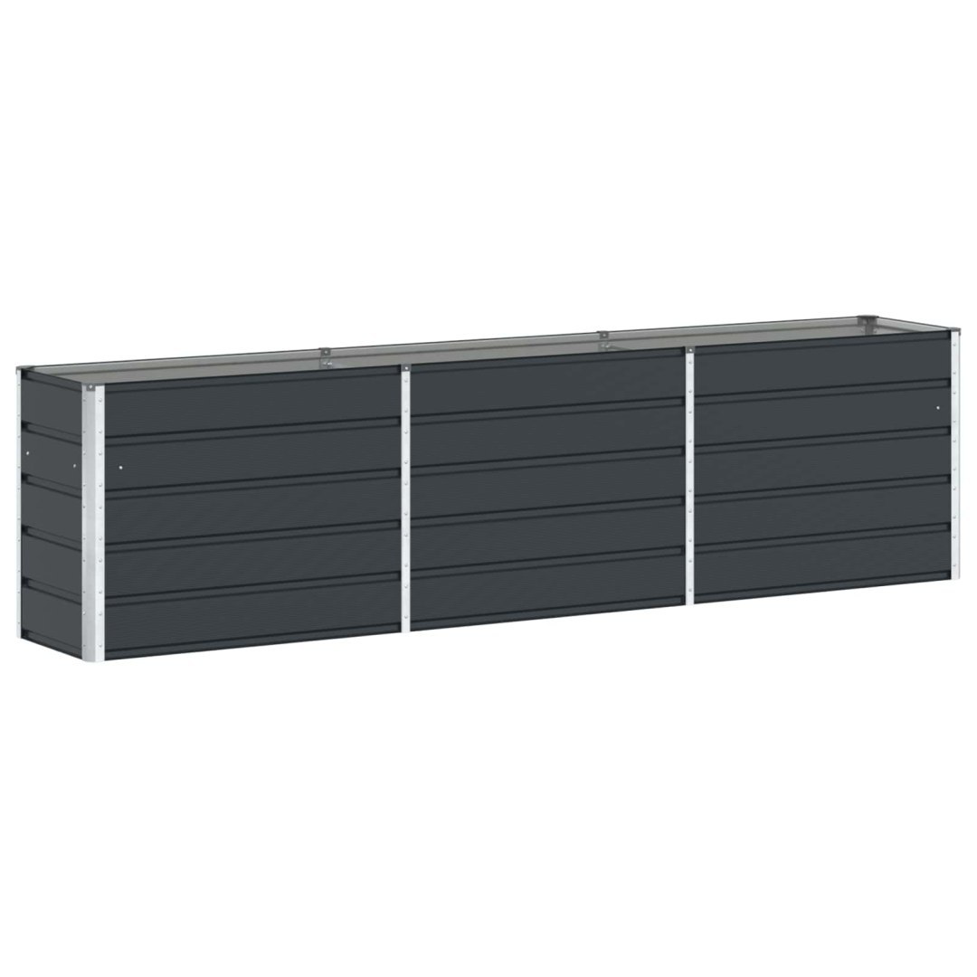 Donica Antracyt 290 x 50 x 75 cm Stal Galwanizowana
